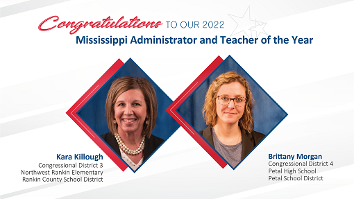 MDE announces 2022 Mississippi Administrator of the Year, Teacher of the Year